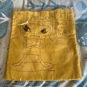 Nara Yoshitomo “stop the bombs” bag